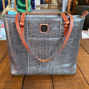 Dooney & Bourke Lexington Lizard Embossed Tote